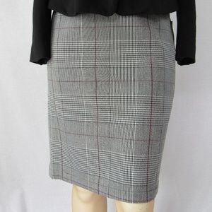 A New Day Plaid Pencil Skirt Sz 18